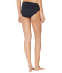 Фото #2 товара Ralph Lauren 297422 Beach Club Solids Wider Shirred Banded Hipster Black Size 14