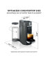 Фото #4 товара Кофемашина Nespresso Vertuo Plus Deluxe с функцией эспрессо от De'Longhi, цвет Титан, с пеной для молока Aeroccino.