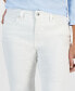 Фото #3 товара Petite Curvy-Fit Mid Rise Cuffed Capri Jeans, Created for Macy's