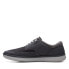 Фото #9 товара Clarks Cantal 26166437 Mens Black Canvas Lifestyle Sneakers Shoes