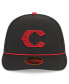 Фото #3 товара Men's Black Cincinnati Reds 2023 City Connect Low Profile 59FIFTY Fitted Hat