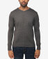 Фото #1 товара Men's V-Neck Honeycomb Knit Sweater