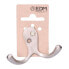 EDM 85157 Double Wall Hanger Hook Серебристый - фото #1