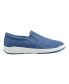 ფოტო #2 პროდუქტის Women's Nel Laser Cut Round Toe Casual Slip-On Sneakers