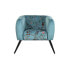 Фото #4 товара Кресло мебель мягкая DKD Home Decor Armchair 75 x 71 x 71 см Чёрный Металл Зеленый