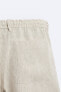 100% linen bermuda shorts