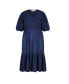 ფოტო #2 პროდუქტის Women's Women s Blouse Sleeve Smocked Mia Midi Dress