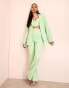 Фото #3 товара ASOS LUXE single breasted co-ord tailored suit blazer in green