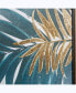 Фото #4 товара Canvas Coastal Leaves Framed Wall Art, 32" x 1" x 32"