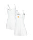 Women's White Clemson Tigers Logo Scoop Neck Dress