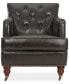 Amsterdam Faux Leather Tufted Chair