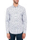 Men's Regular-Fit Non-Iron Performance Stretch Floral Button-Down Shirt 2XL - фото #1