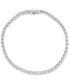 Фото #3 товара Men's Lab Grown Diamond Tennis Bracelet (5 ct. t.w.) in 10k White Gold