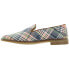 Фото #3 товара Sperry Seaport Levy Washed Plaid Loafers Womens Black Flats Casual STS85155