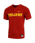Фото #3 товара Men's Cardinal USC Trojans Replica Vapor Elite Two-Button Baseball Jersey