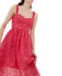 Women's Embroidered Lace Sleeveless Dress
