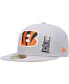 Фото #1 товара Men's Gray Cincinnati Bengals City Describe 59FIFTY Fitted Hat