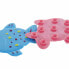 Фото #2 товара Коврик для ванной комнаты DKD Home Decor 13 x 1 x 10,5 cm Синий Розовый Детский PVC Рыба (2 штук)