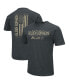 ფოტო #2 პროდუქტის Men's Heathered Black Minnesota Golden Gophers OHT Military-Inspired Appreciation Flag 2.0 T-shirt