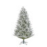 Фото #2 товара Елка искусственная Top Trees Vancouver 215 см, PE-хвоя, белое морозное покрытие, 10 лет гарантии, 145 см