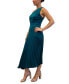 Фото #3 товара Women's One-Shoulder Pleated Midi Dress