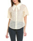 Фото #1 товара Gracia Wing Collar Circle Embroidered Top Women's