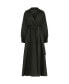 Women's Belted Long Dress