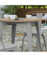 Фото #7 товара Dryden Indoor/Outdoor Dining Table, 30" Round All Weather Poly Resin Top With Steel Base