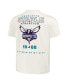 Фото #2 товара Men's NBA x Cream Distressed Charlotte Hornets Home Team T-shirt
