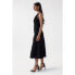 Фото #3 товара Платье женское SALSA JEANS средней длины без рукавов с оборками