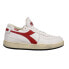 Фото #1 товара Diadora Mi Basket Row Cut Lace Up Mens White Sneakers Casual Shoes 176282-C7114