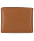 Men's Cloudy Contrast Passcase Leather Wallet