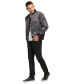 Men's Quilted Baseball Jacket with Rib-Knit Trim