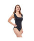 Фото #2 товара Tutti Frutti square neck one piece swimsuit with frill