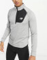 Фото #2 товара New Balance NB Heat Grid long sleeve half zip top in grey