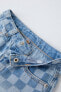 Фото #5 товара Шорты для малышей ZARA джинсовые клетчатые