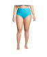 Фото #5 товара Plus Size Tummy Control High Waisted Bikini Swim Bottoms