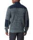 ფოტო #2 პროდუქტის Men's Quarter-Zip Long Sleeve Pullover Patch Sweater