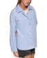 ფოტო #1 პროდუქტის Women's Zip-Front Lined Oversized Shacket