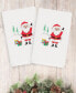 Christmas Santa Waving 100% Turkish Cotton Hand Towel