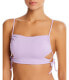 L*Space 284603 Women Raefaella Cutout Bikini Top lilac size XS