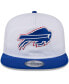 Фото #4 товара Men's White/Royal Buffalo Bills 2024 NFL Training Camp Golfer Snapback Hat