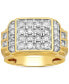 ფოტო #1 პროდუქტის Men's Diamond Multi Cluster Ring (2 ct. t.w.) in 10k Gold