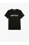 4sam10041nk 999 Siyah Erkek Polyester Jersey Kısa Kollu T-shirt