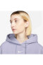 Фото #6 товара Толстовка Nike Sportswear Phoenix Fleece Hoodie женская фиолетовая Sweatshirt dq5860