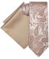 Men's Paisley Tie & Solid Pocket Square Set