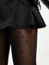 Фото #7 товара Pieces 20 denier polka dot tights in black