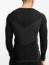 Hummel – First – Nahtloses langärmliges Shirt aus Jersey in Schwarz