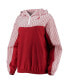 Фото #3 товара Women's Crimson Alabama Crimson Tide Chevron Swishy Quarter-Zip Hoodie Jacket