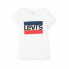 Children’s Short Sleeve T-Shirt Levi's E4900 White